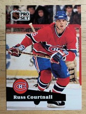 1991-92 Pro Set French #126 Russ Courtnall