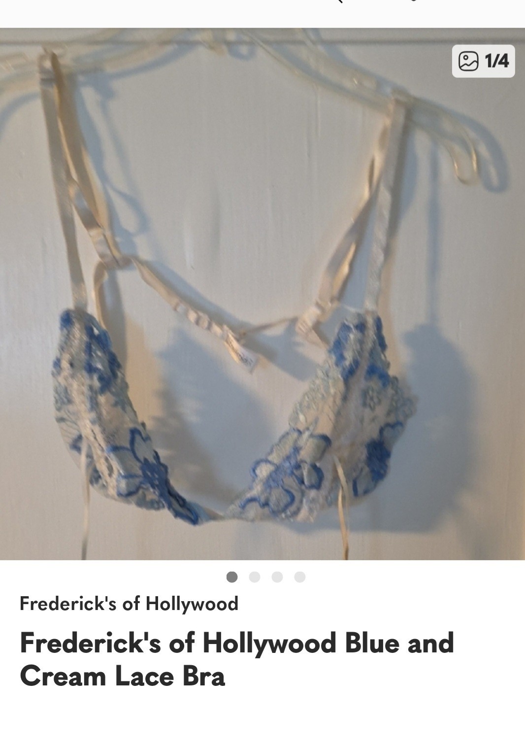 Frederick's Of Hollywood  Sheer Open Bralette