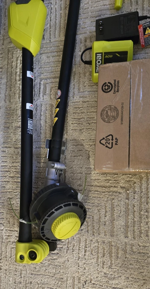 Ryobi 40V 15in Cordless String Trimmer/Weed Eater w/ Battery & Charger RY40ST01K - Image 4 of 4