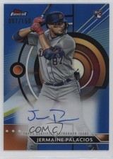 2023 Topps Finest Blue Refractor 97/150 Jermaine Palacios #FA-JPA Auto 1dm4