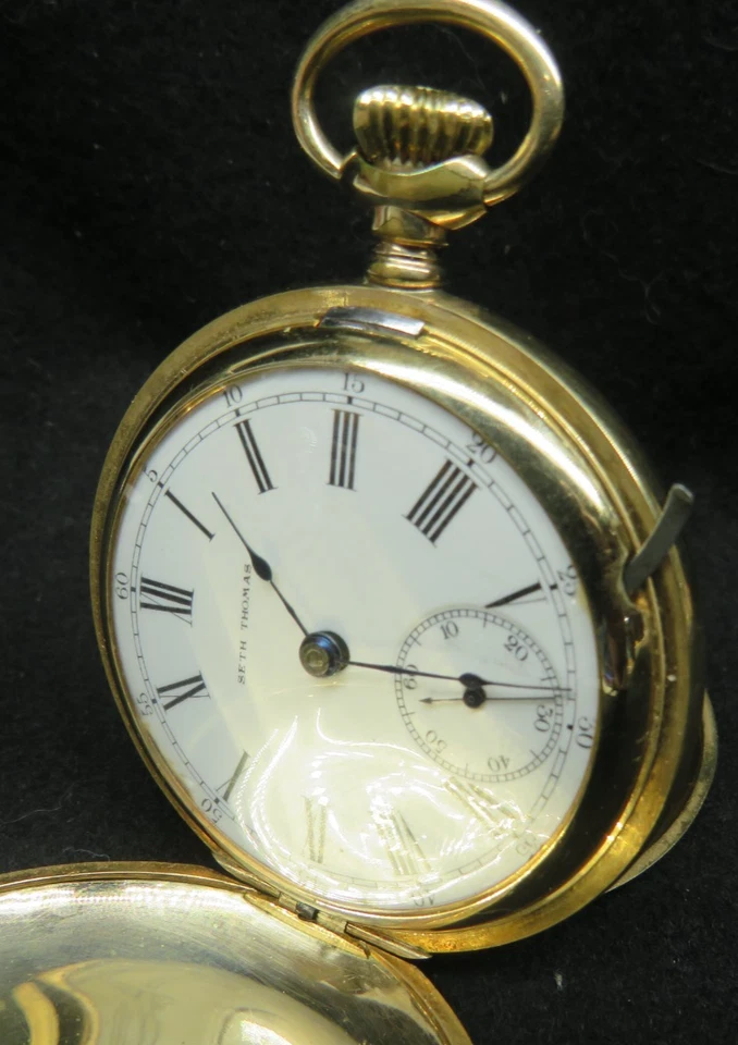 Seth Thomas Eagle Series model 7 Pocket Watch KEYSTONE CASE BOSS 25 Yr Guarantee - Image 4 of 4
