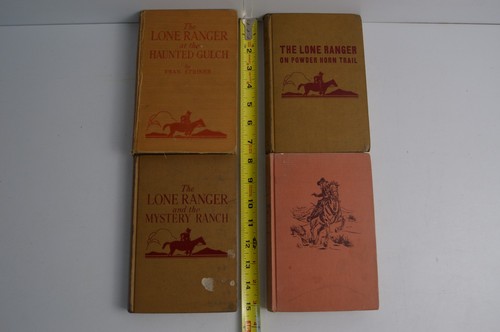 3 Vintage The Lone Ranger Fran Striker Powder Trail Mystery Ranch & Hopalong - Bild 23 von 24
