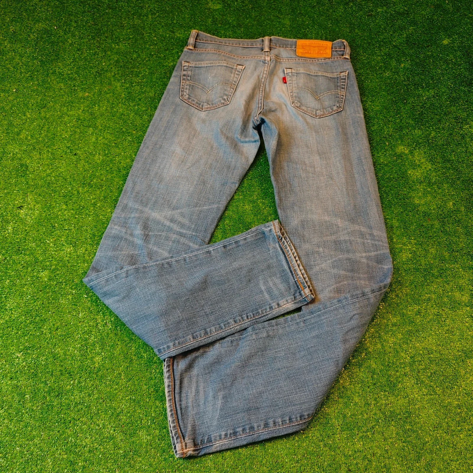 Levi's 511 Jeans para hombre 30x34 azul recto regular bigote casual...