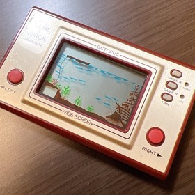 【USED】NINTENDO GAME AND & WATCH Octopus Wide Screen1981 Direct From Japan