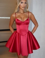 Baby boo Red Mini Dress Size Small