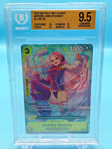Jewelry Bonney (Parallel) graded BGS 9.5 for sale on eBay