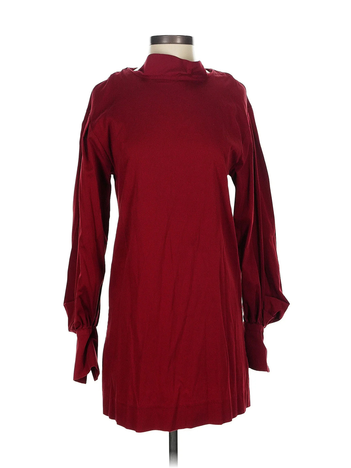 Mango Women Red Casual Dress 2