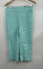 Chico's Perfect Stretch Slim Capri Pants Women's 1 Blue NWT