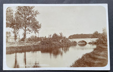 PC RP THE BURE AT COLTISHALL NORFOLK BROADS BRIDGE HOUSES POSTED 1909