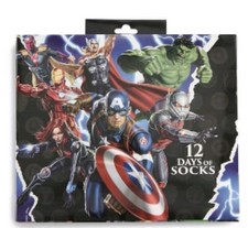 NEW Marvel 12 Days of Socks Avengers Hulk Iron Man Thor Black Panther Cosplay