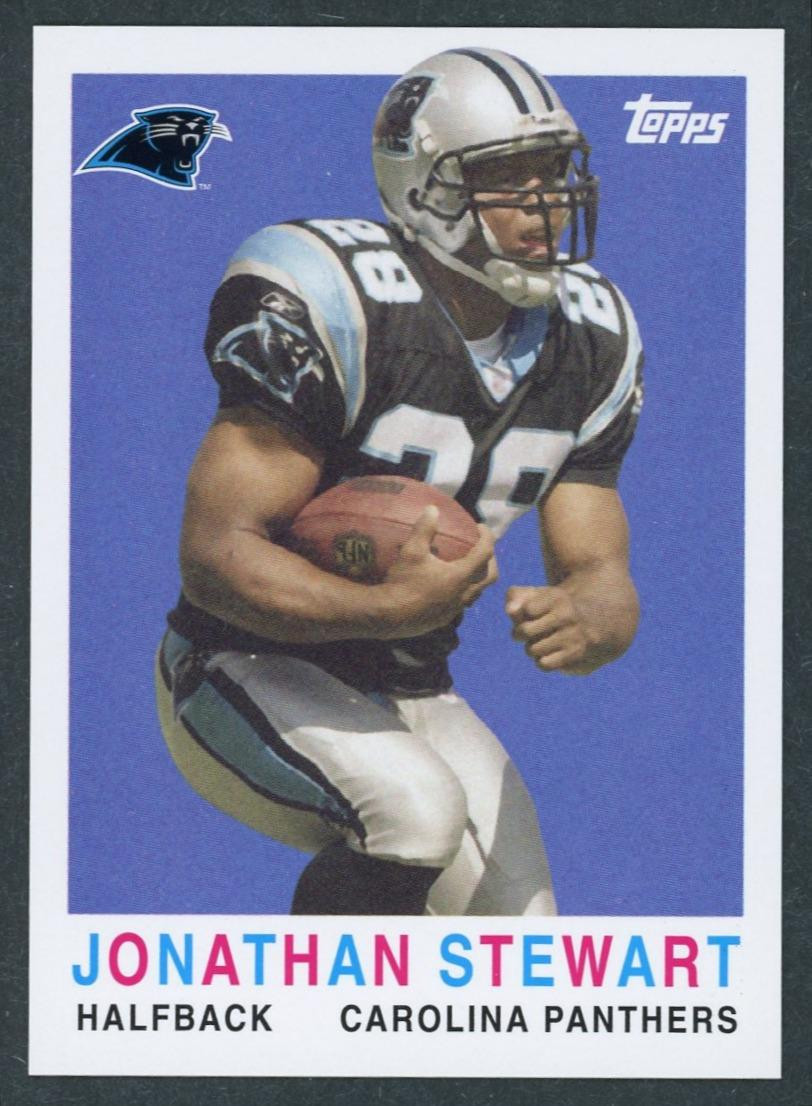 2008 Topps Jonathan Stewart Turn Back the Clock Rookie RC #18 Carolina Panthers
