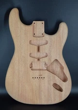 Custom Order Guitar Body, S-Style, Unfinished, Mahogany, Fits Strat® Neck