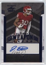 2022 Leaf Ultimate Draft Weapon Navy /75 Theo Wease Jr #UW-TW1 Auto 0o3f