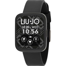 LIU JO LUXURY VOICE SLIM SWLJ096 Silicone Black Touchscreen Smartwatch