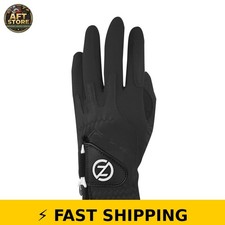 Zero Friction Cabretta Elite Golf Glove - Left Hand, Black, One Size