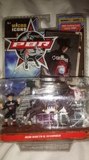 2004 Micro Icons PBR Pro Bull Riders Series 1 ROB SMETS Figure Trading Card NEW