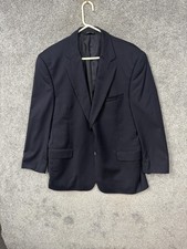 Jos. A. Bank Suit Jacket Mens 44 Blue Wool Classic Old Money Business Formal
