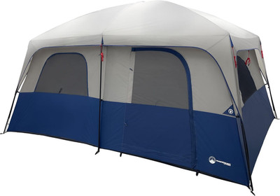 10 Person Camping Tent - Large Outdoor Tent with Room Divider and Rainfly - Fami