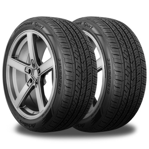 2 Achilles Street Hawk Sport 245/45R20 103W Performance Tires 55K MILE Warranty