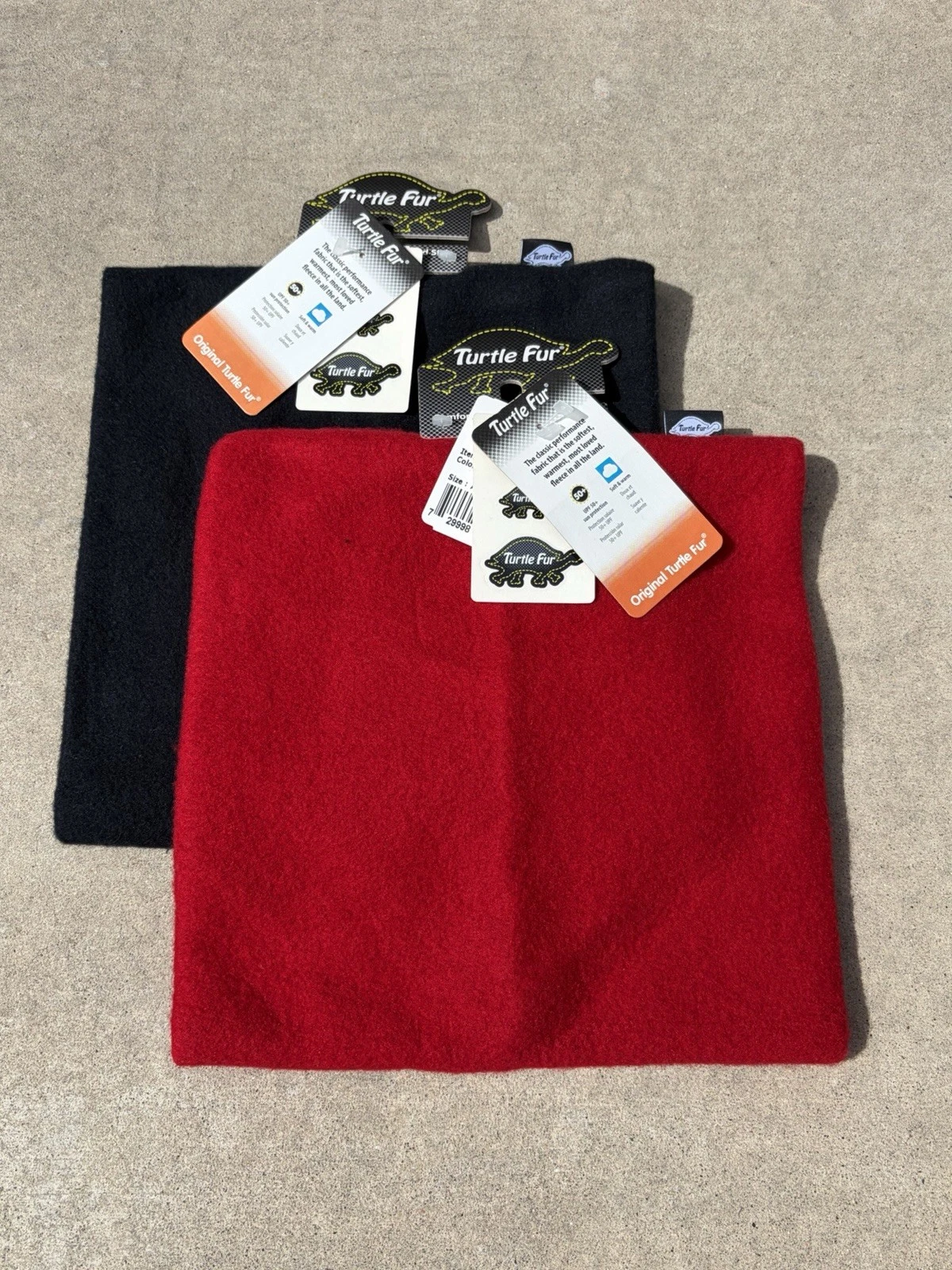 Qty:2 Original Turtle Fur Fleece Gaiter Neck Warmer Acrylic Black & Red Two Pack
Opens in a new wind