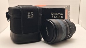 Sigma 12-24mm F4.5-5.6 EX DG HSM Ultra Wide Lens Nikon F Boxed Repair Fungus
