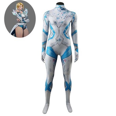 Marvel Rivals White Queen Costume Sole Survivor Cosplay Bodysuit Emma Frost