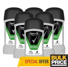 Rexona Men Invisible Fresh Power Stick Deodorant 48H Sweat Odour Protect 6-Pack