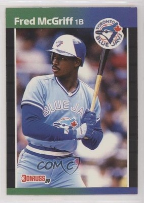 1989 Donruss Fred McGriff (*Denotes on Back) #70 HOF 0b7