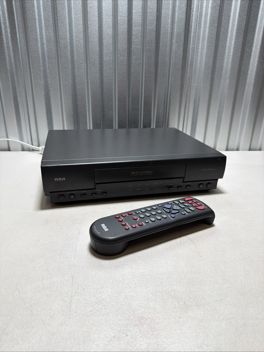 RCA VR603HF 4-Head Hi-Fi Stereo VCR VHS Player Recorder w/ Remote