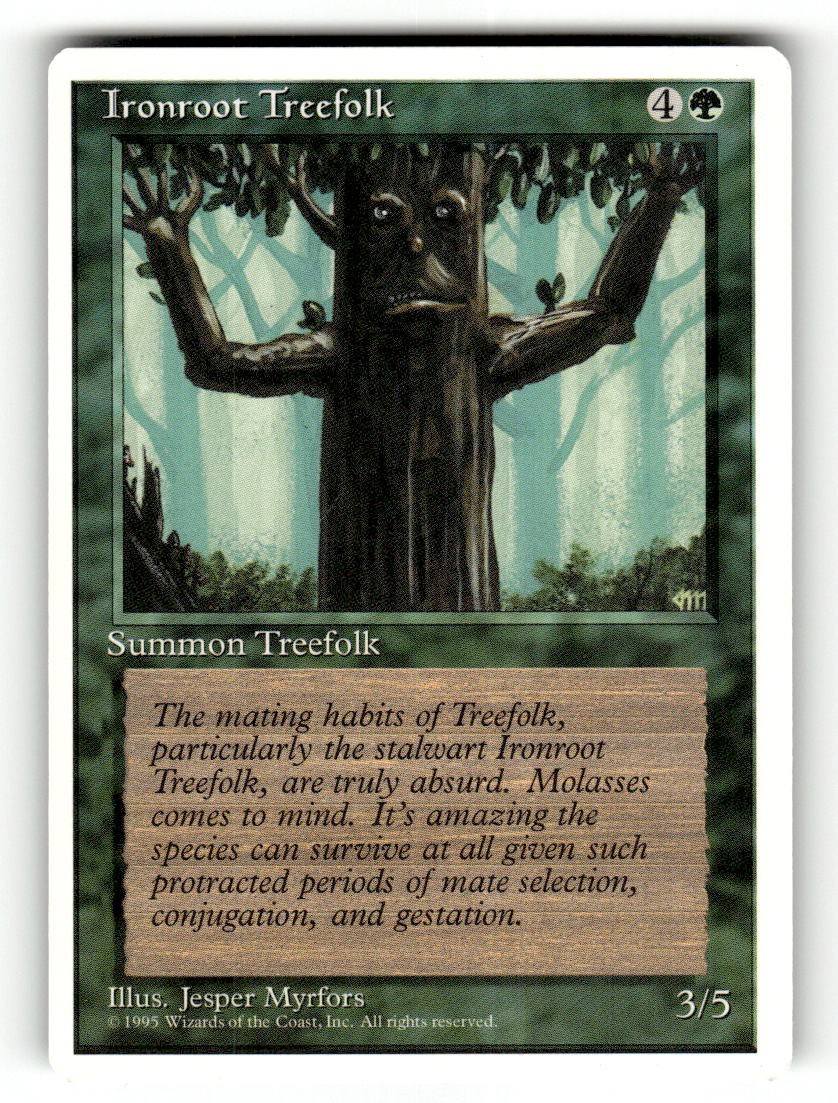 Ironroot Treefolk [4ED - 199]MP