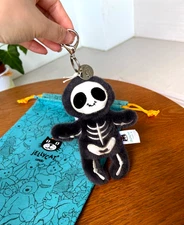 Jellycat Skeleton Bob Bag Charm - Cute Plush Toy
