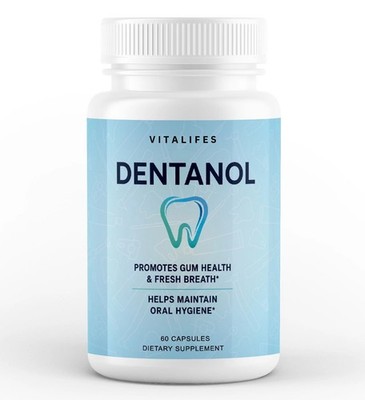 (1 Pack) Dentanol Oral Probiotic Support for Healthy Teeth & Gums 60 Capsules