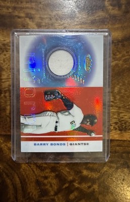 2003 Topps Finest - Uniform Relics Barry Bonds #FRU-BB (MEM)