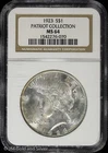 1923-P $1 Peace Silver Dollar NGC MS 64 | Patriot Collection Uncirculated UNC BU