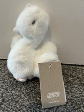 Mamas & Papas White Swan Plush Baby Super Soft Toy Comforter Duck Bird Pink BNWT