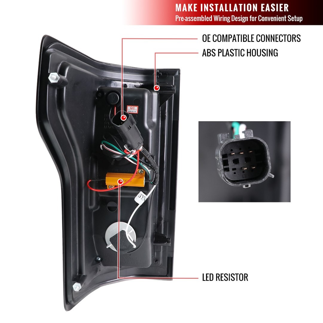 Spec-D Tuning LT-F15018JMLED-TM  TAIL LIGHT KIT