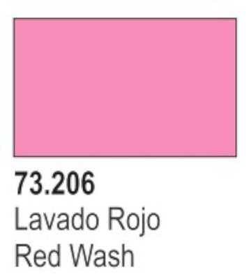 18ml Bottle Red Wash Game Color