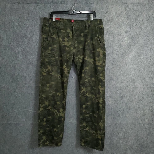 Jordan Craig Pantalone Uomo 36x32 Verde Marrone Mimetico Militare Utilità Cargo Tattico