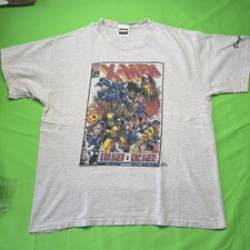 Vintage Marvel Comics 1990s X-Men Enraged  Uncaged Team Superhero 90s Shirt