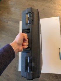 Sega Saturn Console Blockbuster Rental Case / Vintage 90s System Travel Case 