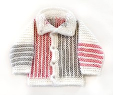 Handmade knitted 3-6 month baby cardigan, different colors available, nice baby