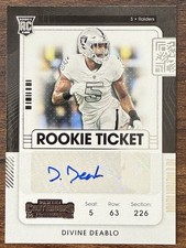 2021 Contenders Divine Deablo RC Auto Rookie Ticket #267 Falcons