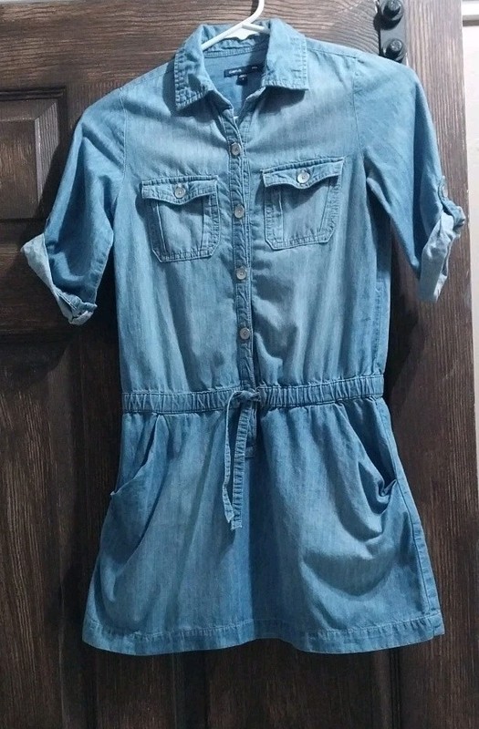 Gap Kids Denim Shirt Dress L ( 10-11 )