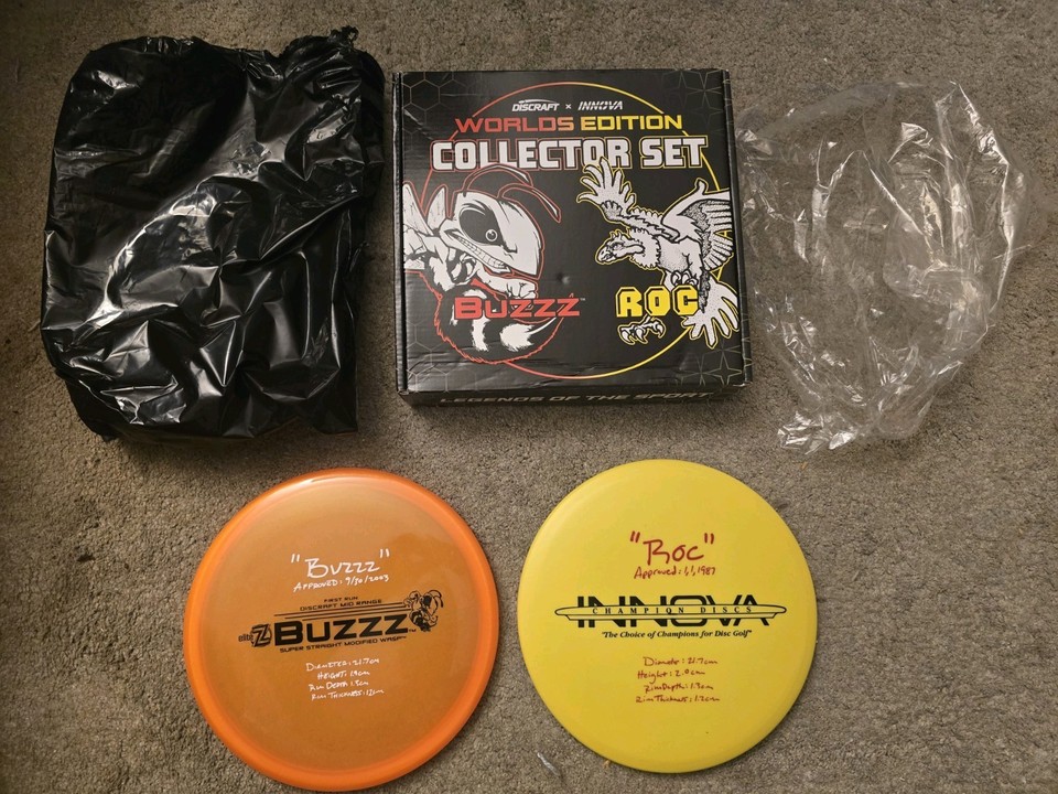 Discraft x Innova Worlds Edition Collector Set Buzzz & Roc Prototype ...