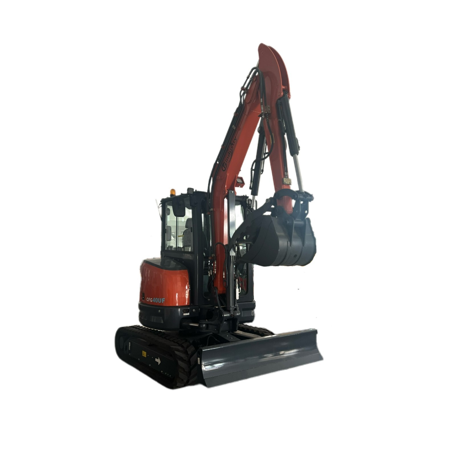 CFG Mini Excavator 4Ton Track Digger Kubota D1703 Diesel Engine(Hydraulic Thumb)