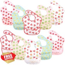 Hudson Baby Bibs Cute Fruit Beginner Waterproof