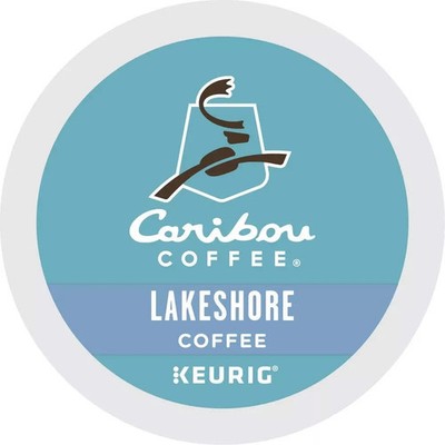 Caribo Lakeshore Medium Roast Coffee K Cups - Pack of 96 Pods