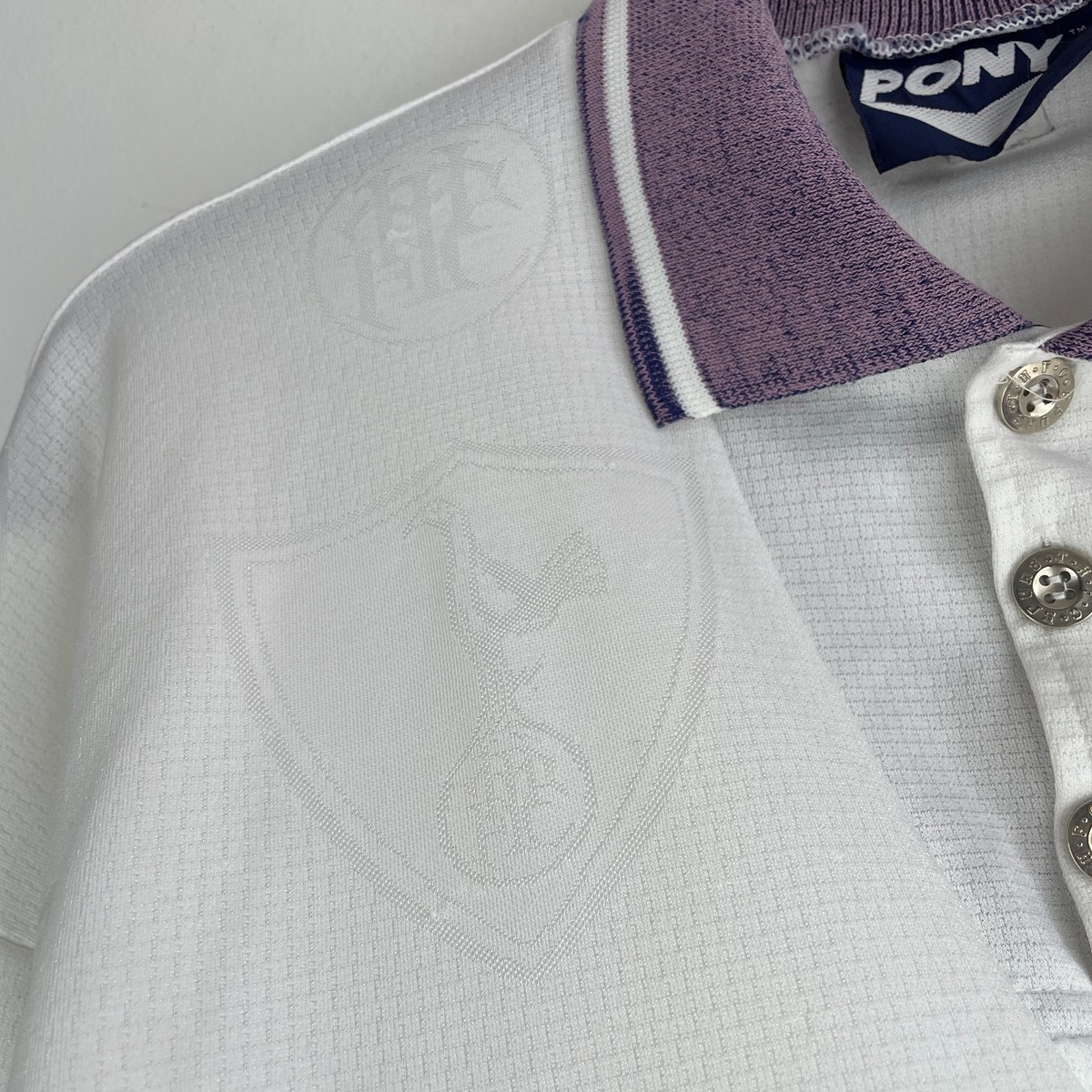 Maillot Tottenham Hotspur 1995-1997 Domicile PONY - Taille XL, Vintage, Occasion Bon état