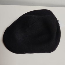 Kangol Men s Flat Cap Hat - Black Solid Patte...