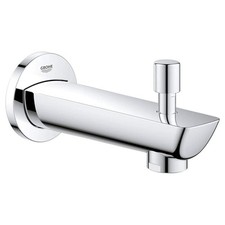 Grohe BauLoop Chrome 5-3/16" Wall Mounted Tub Spout with Diverter 13287001